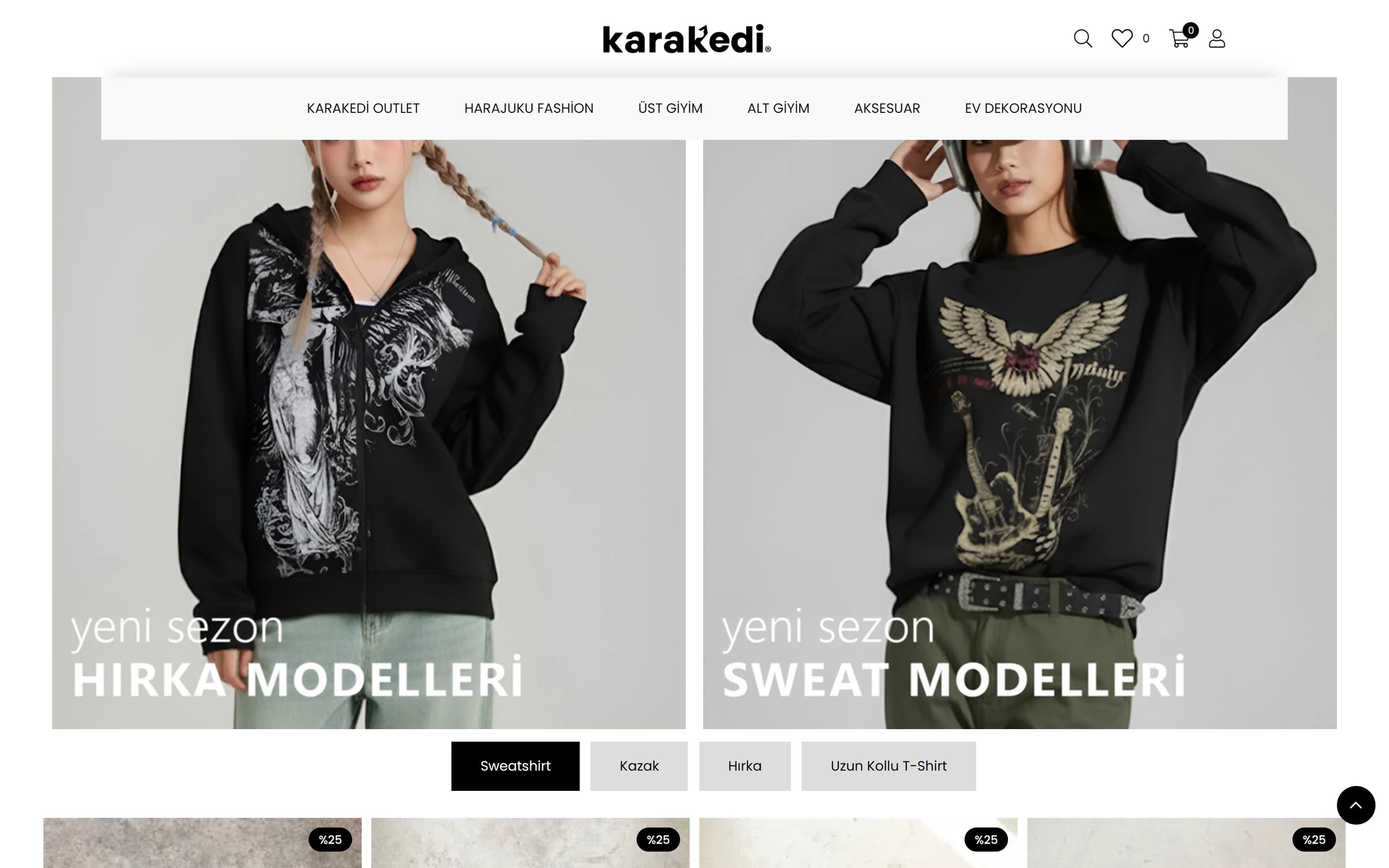 Karakedi web sitesi ekran görüntüsü